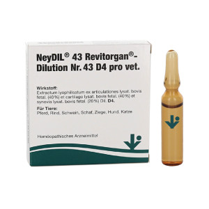 NEYDIL Nr.43 Revitorgan Dil.D 4 pro Ampullen vet.